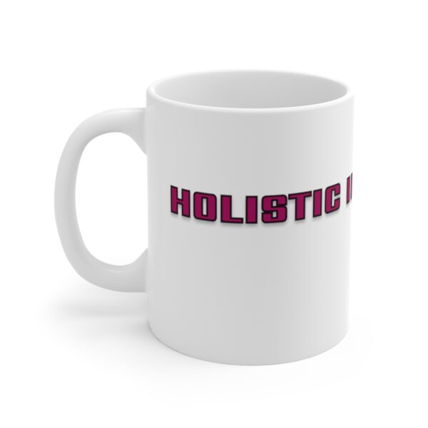 qozeq Classic 11oz White Mug - HOLISTIC INTELLIGENCE - Image 3